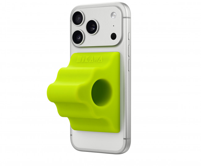 Аксессуар для iPhone, который сочетает в себе ручку и подставку, Hikawa Phone Grip & Stand Color: Chartreuse